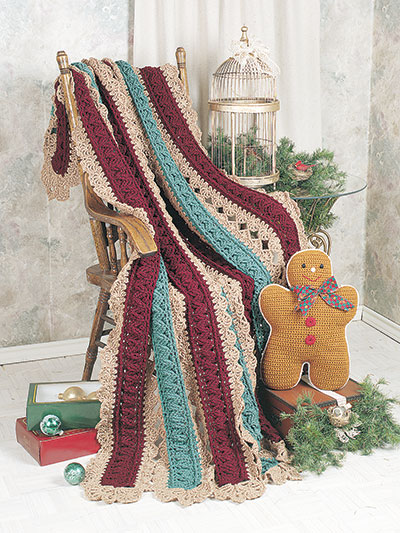 Autumn Lace Afghan Crochet Pattern