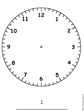 Blank Clock