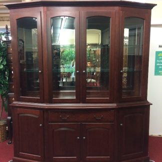 Vintage Breakfront, Dutchcrafters Furniture, Cherry China Cabinet