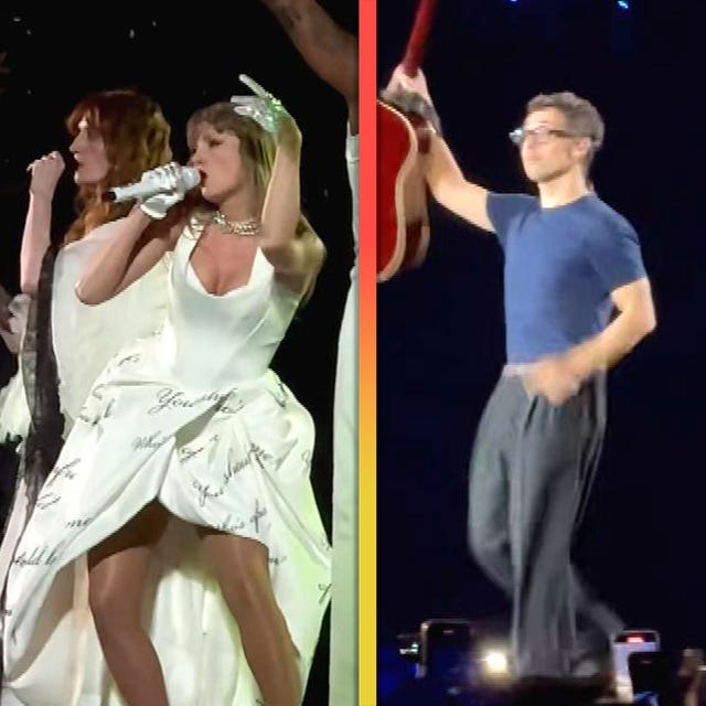 Taylor Swift Surprises Eras Crowd With Florence Welch & Jack Antonoff