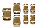 Condor Replacement Buckle Set for Vests / Plate Carriers / Harnesses / Belts (Color: Coyote Brown)