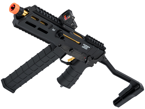 Tokyo Marui Compact No.8 Scorpion Mod-M Airsoft Electric Sub Machine Gun AEG (Color: Black)