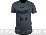 Salient Arms Panda Screen Printed Cotton T-Shirt (Size: Mens Medium)