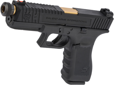 Elite Force Licensed GLOCK 17 Gen. 4 Gas Blowback Airsoft Pistol w/ EMG SAI Tier 2 Modification