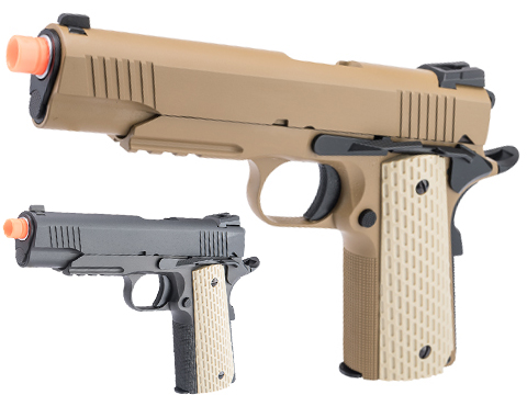 WE-Tech Desert Warrior 1911 Airsoft Gas Blowback Pistol 