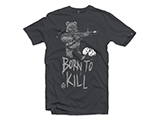 Black Rifle Division Born to Kill T-shirt - Grey 