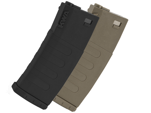 KWA K120 120rd Polymer Midcap Magazine for M4 / M16 Series Airsoft AEG Rifles (Color: Black / Set of 6)