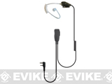 Code Red Headsets Recruit One-Wire Lapel Microphone w/ PTT (Connector: Kenwood 2-Pin)