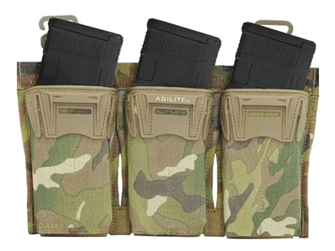 Agilite Pincer Placard Triple M4/M16 Magazine Pouch (Color: Multicam)