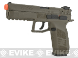 ASG CZ P-09 Sportsline Licensed Airsoft GBB Gas Blowback Pistol (Color: Dark Earth)