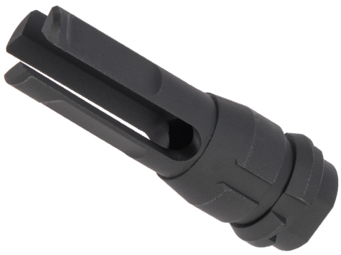 APS Metal 3 Prong Flash Hider for 14mm Negative Threaded Outer Barrels