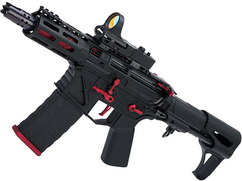 APS Phantom Extremis Mark VII 2.0 eSilverEdge CQB Airsoft AEG (Color: Black / Red)