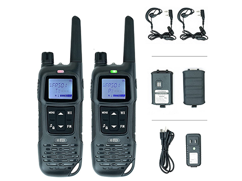 BTECH /BaoFeng FRS-A1 All-Purpose Walkie Talkie Set (Color: Black)