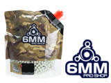 6mmProShop Pro-Series Bagged 8mm Premium High Grade Precision Airsoft BBs (Weight: .34g / 2000rd / White)