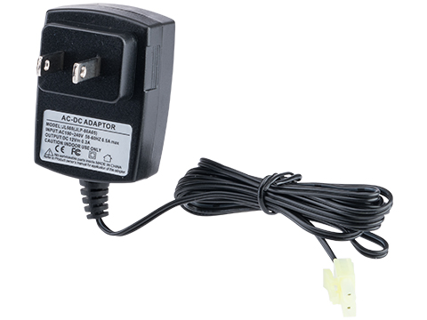 Standard 12V DC Wall Charger for Airsoft / RC NiCd & NiMH Batteries (Connector: Small Tamiya)