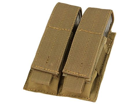 Condor Tactical Double Pistol Magazine Pouch (Color: Coyote Brown)