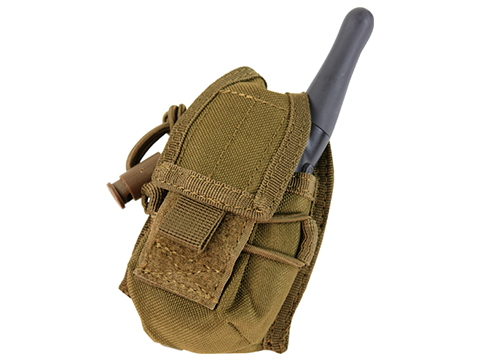 Condor MOLLE Multi-Purpose Handheld FRS Radio MOLLE Pouch (Color: Coyote Brown)