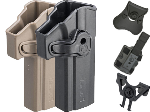 Matrix Hardshell Adjustable Holster for P320 / M17 Full Size Series Pistols (Type: Black / No Mount)