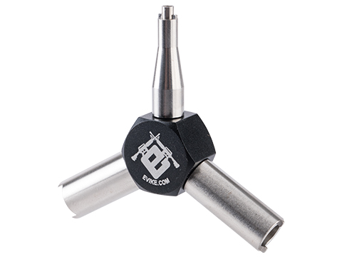 Evike.com Precision Stainless Steel Airsoft GBB Triple Gas Valve Key