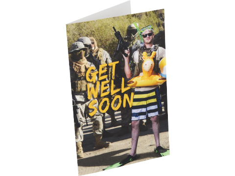 Evike.com Get Well Soon Greeting Card - Poolside Matt