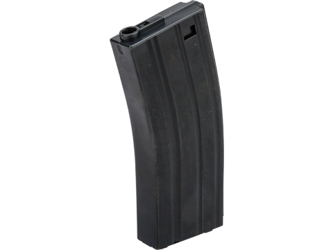 G&P Metal 130rd Mid-Cap Magazine for M4 / M16 Series Airsoft AEG Rifles (Color: Black / Single Magazine)