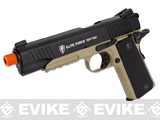 Elite Force Full Metal 1911 Tactical CO2 Airsoft Gas Blowback Pistol Umarex KWC (Color: Desert & Black)