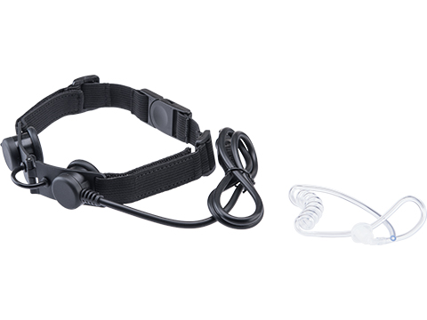 Matrix Tactical Throat Microphone w/ Ear Piece & Extension