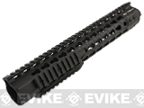 APS 12.5 Keymod Free Float Handguard for M4 / M16 Series Airsoft AEG Rifles (Color: Black)