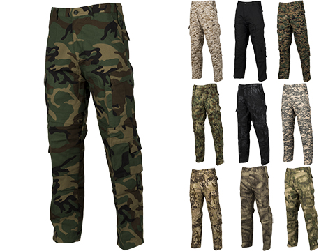 ACU Type Ripstop BDU Pants (Color: Black / Medium)