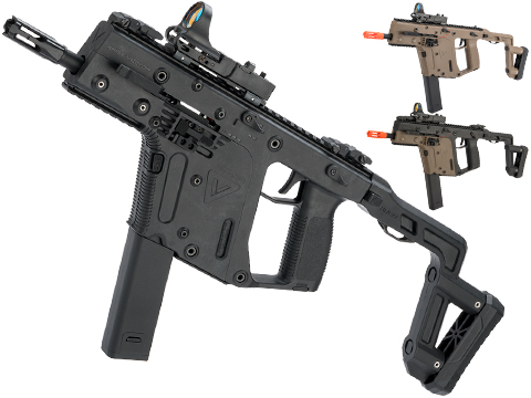 KRISS USA Licensed KRISS Vector Airsoft AEG SMG Rifle by Krytac (Model: Dual-Tone / <400 FPS / Gun Only)