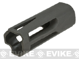 Krytac Black Metal Flash Hider 14mm Negative and Set Screw