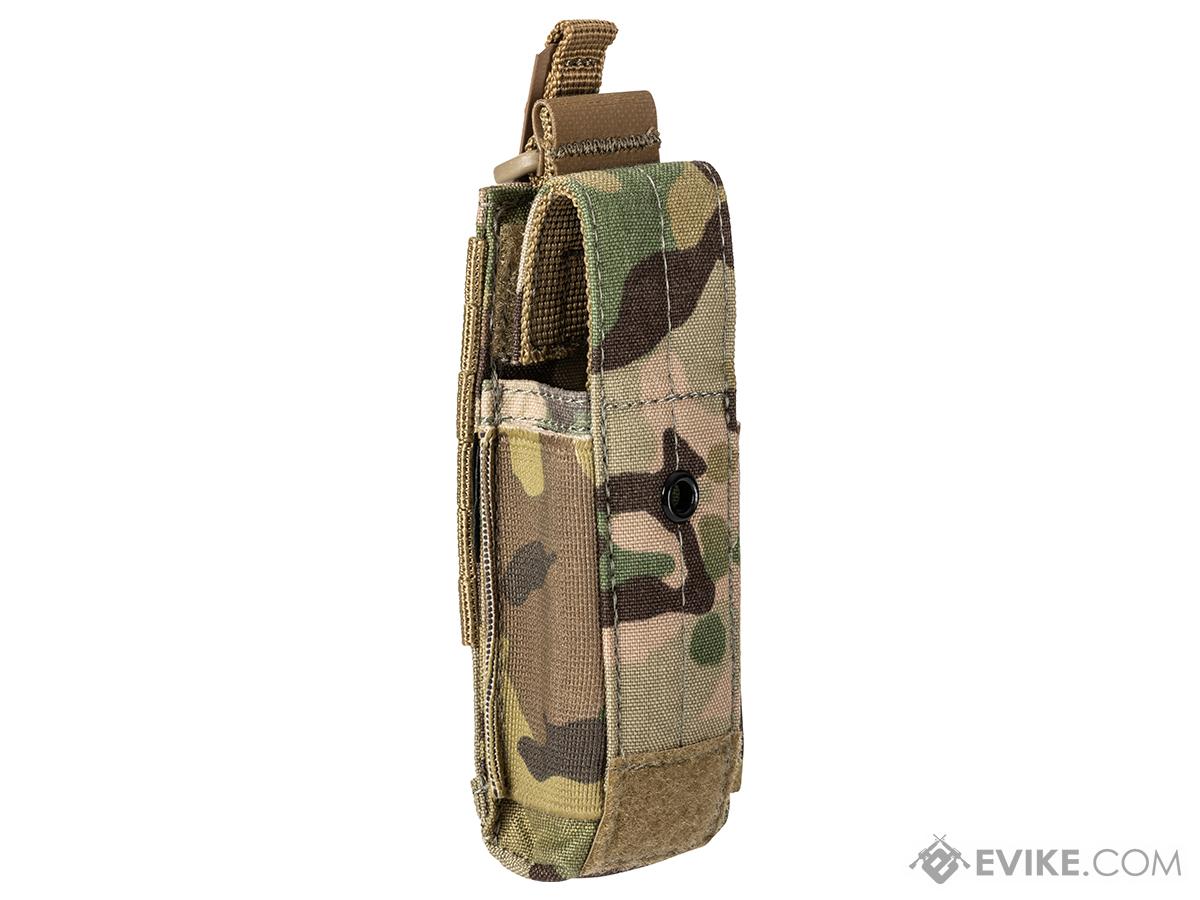 5.11 Tactical Flex Single Pistol Covered Magazine Pouch (Color: Multicam)