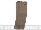 Evike High RPS Polymer Training Magazine w/ EV Texturing for M4 Airsoft AEG Rifles (Type: 360rd Hi-Cap / Dark Earth / Single)