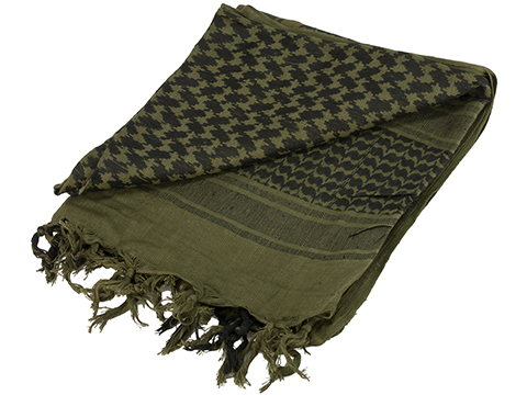 Matrix Woven Coalition Desert Shemagh / Scarves (Color: OD Green - Black)