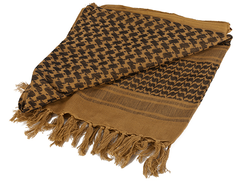 Matrix Woven Coalition Desert Shemagh / Scarves (Color: Dark Brown - Black)