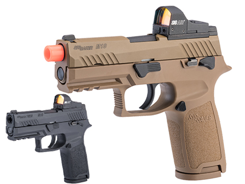 SIG Sauer ProForce P320 M18 MHS Airsoft GBB Pistol (Model: Tan / Green Gas)