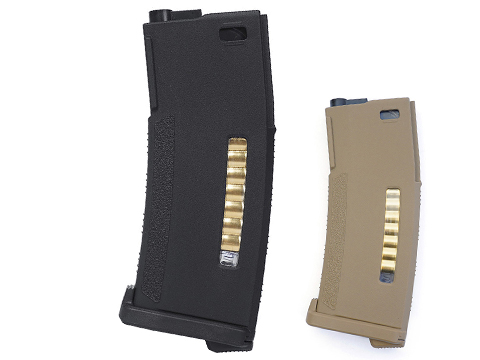 PTS Enhanced Polymer Mid-Cap Magazine for M4 Series Airsoft AEG Rifles (Color: Black)