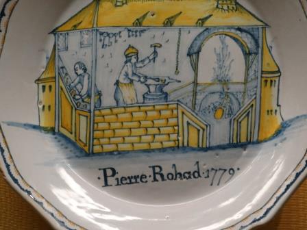 18th century porcelain in Chateau de Saumur