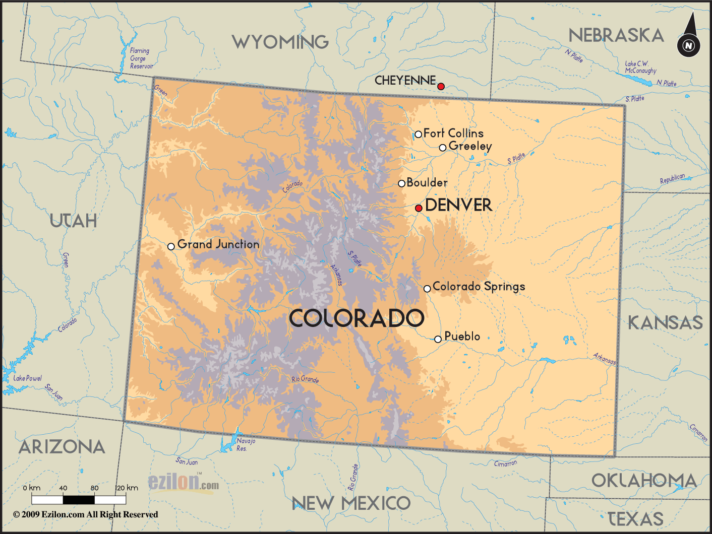 Colorado On The Usa Map - United States Map