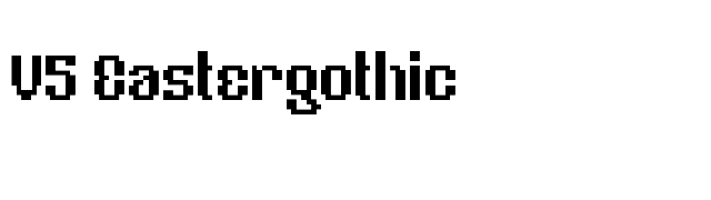 V5 Eastergothic font preview