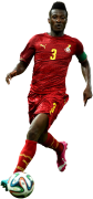 Asamoah Gyan football render