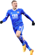 Jamie Vardy football render