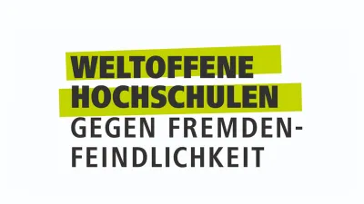 Logo der Aktion Weltoffene Hochschulen, gegen Fremdenfeindlichkeit