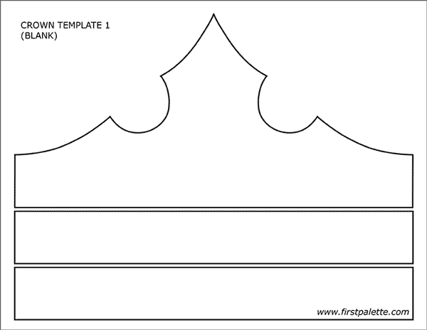 Free Printable Queen Crown Template - FREE PRINTABLE TEMPLATES