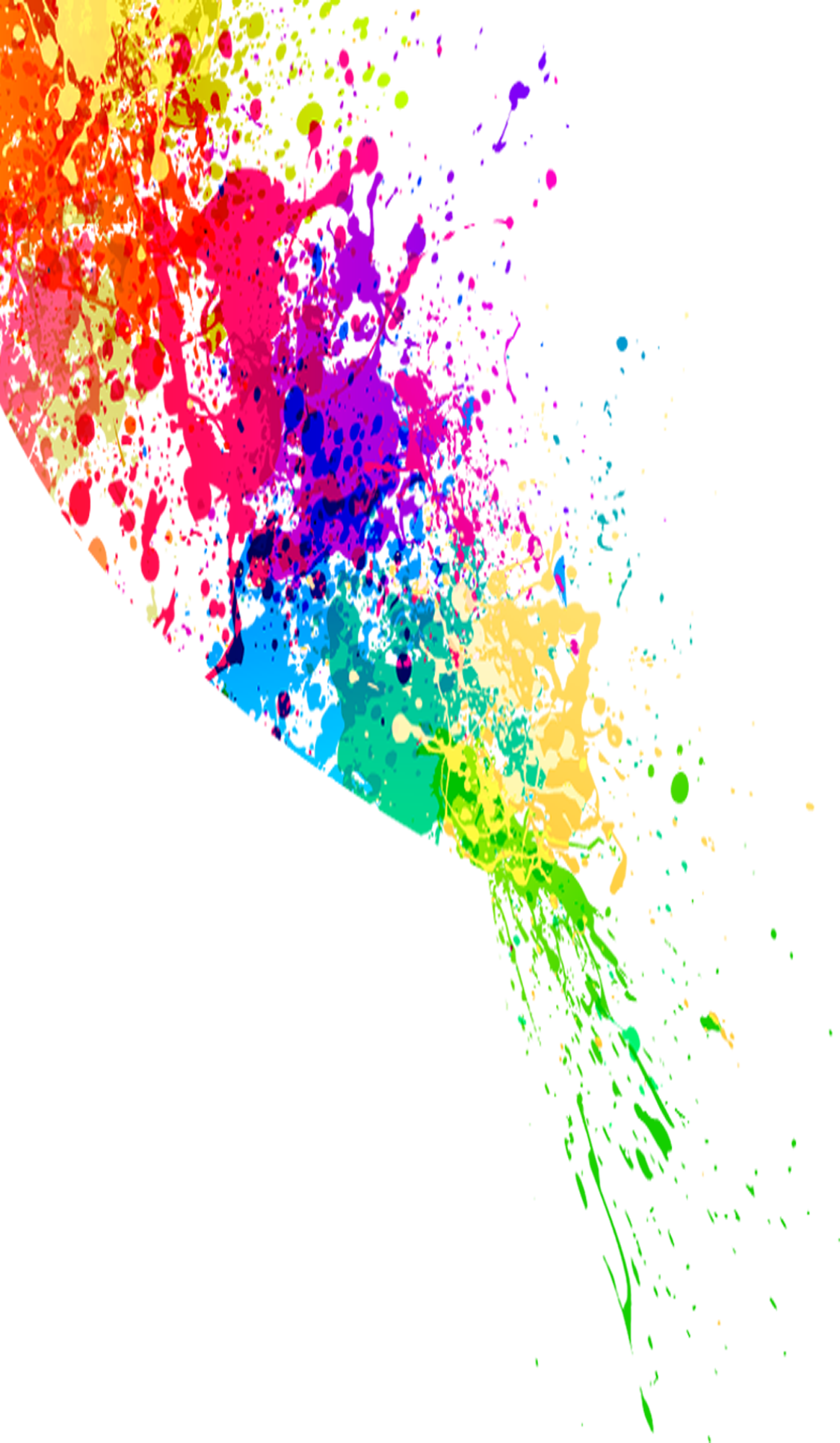 Colorful Paint Splatters Png