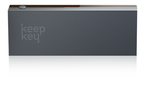 keepkey wallet on desk