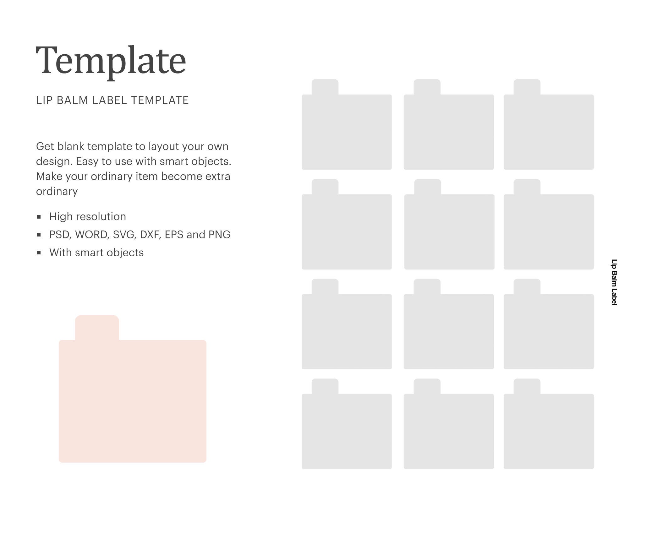 Blank Label Design Template