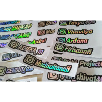 Contoh Stiker Nama Keren