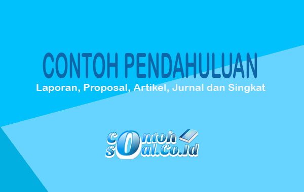 Contoh Pendahuluan Artikel