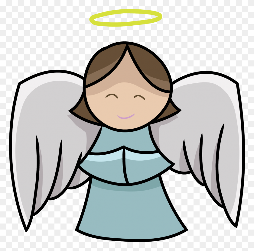 Free Angel Clipart Black And White